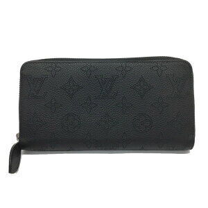 Louis Vuitton Zippy Wallet Monogram Mahina Black Zip Around Long